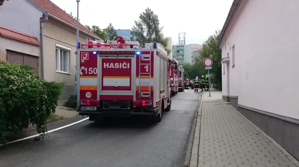 V Arménské ulici v Brně unikal plyn
