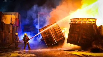 Následky ruských úderů v Oděse