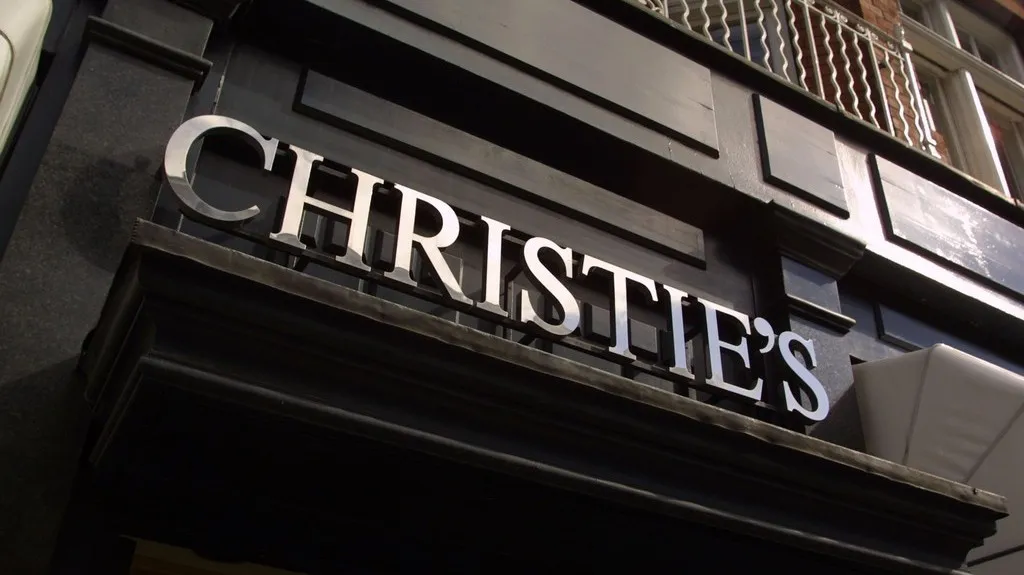 Vchod do aukční síně Christie's
