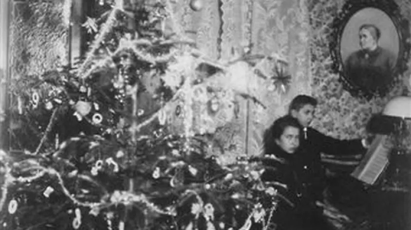 Vánoce - Koštický mlýn 1900