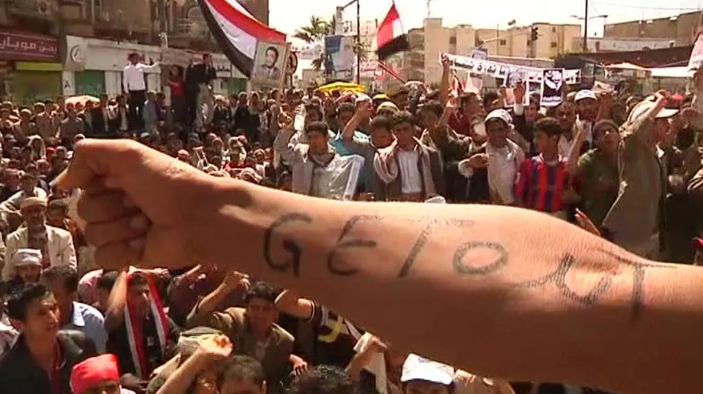 Demonstrace v Jemenu