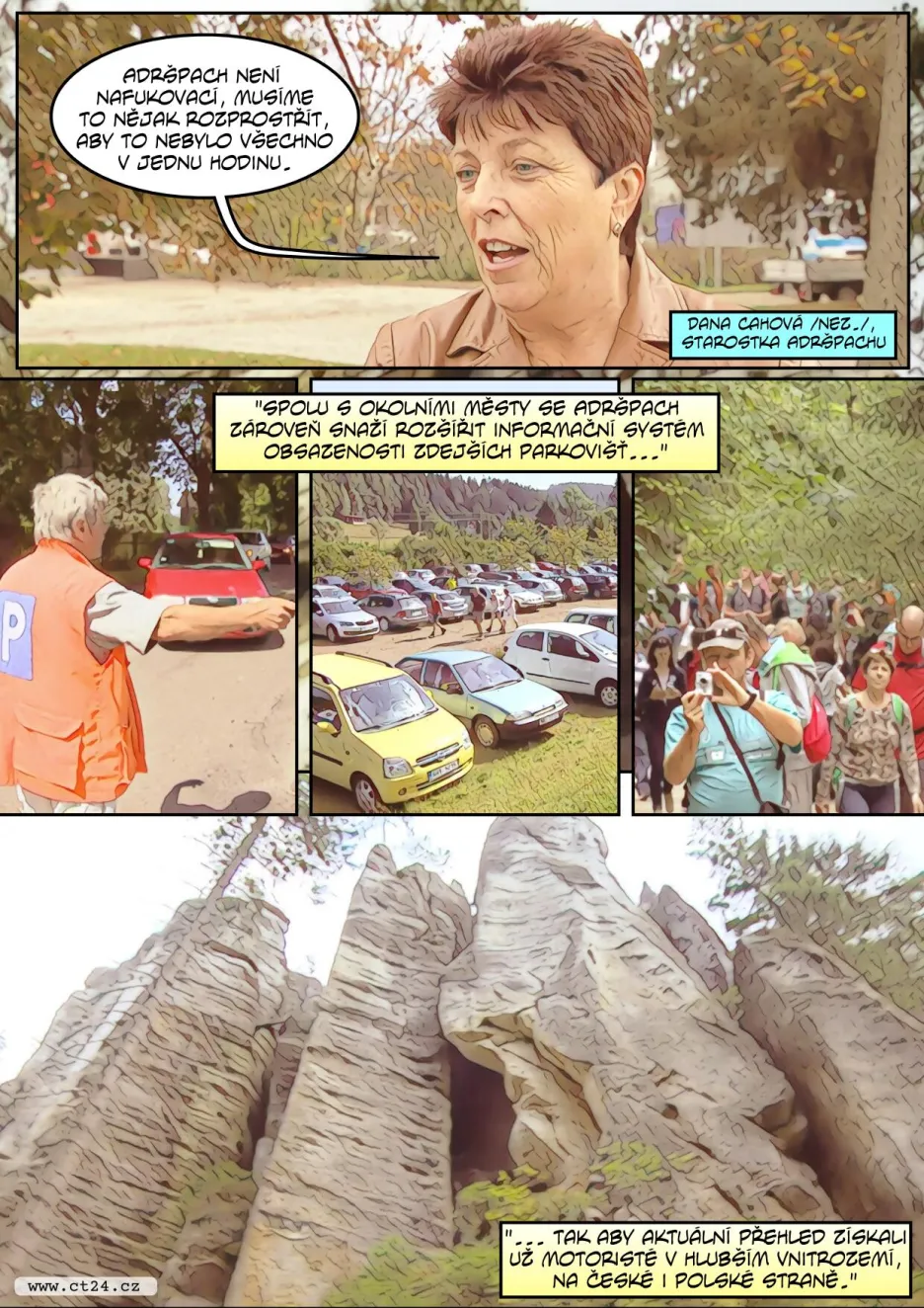 Ve skalách v Adršpachu začaly opravy po rušné sezoně, místo navštívily statisíce lidí