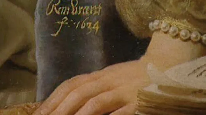 Podpis Rembrandta van Rijna