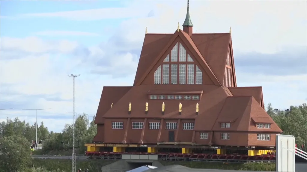 Události: Stěhování kostela v arktické Kiruně