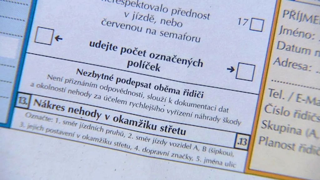 Záznam o dopravní nehodě