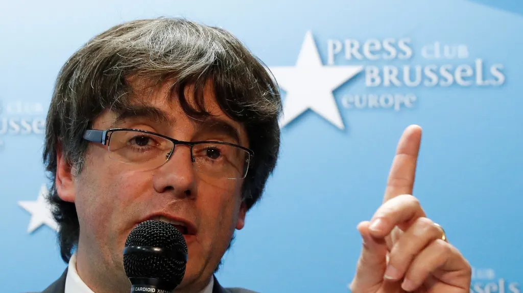 Carles Puigdemont v Bruselu