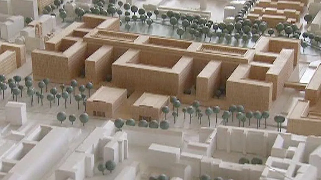 Model nové budovy BND