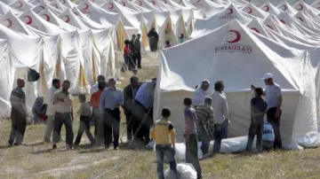 Uprchlický tábor v Turecku