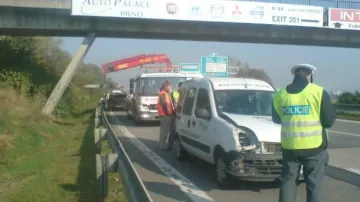 Nehoda na D2 v Brně