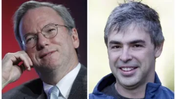 Eric Schmidt a Larry Page