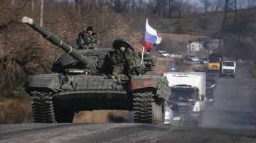 Tank proruských separatistů