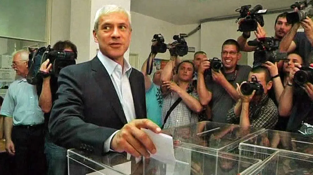 Boris Tadič u volební urny