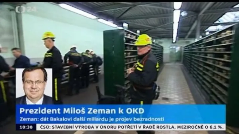 Mládek: Když OKD udrží zaměstnanost, dostane miliardu