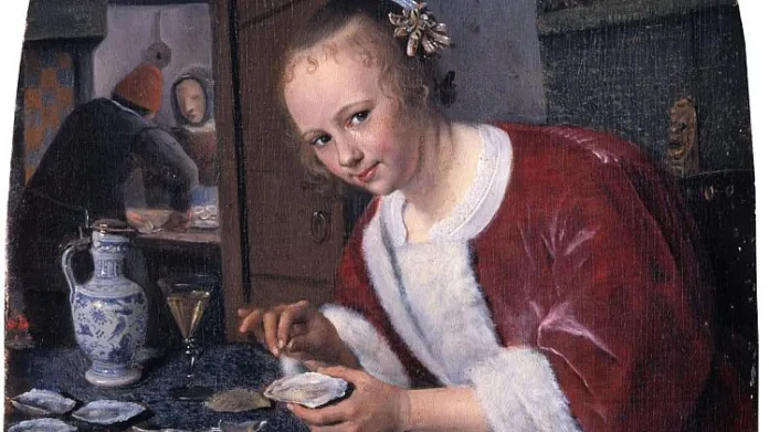 Jan Steen / Dívka s ústřicemi (1658-1660)