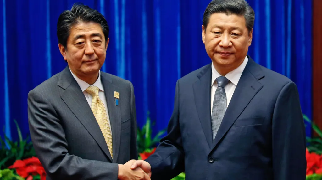 Šinzó Abe a Si Ťin-pching