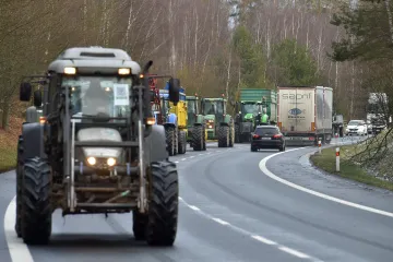 Zemědělci protestovali napříč Českem. Nelíbí se jim plánované změny v dotačních podmínkách