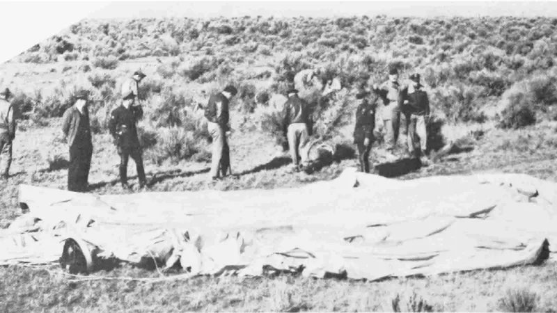 Japonský balon, který se zřítil v USA