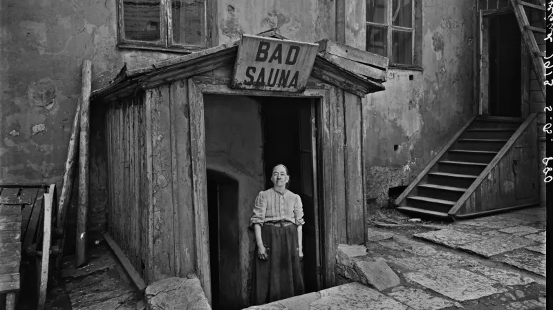 Sauna v centru Helsinek v roce 1913