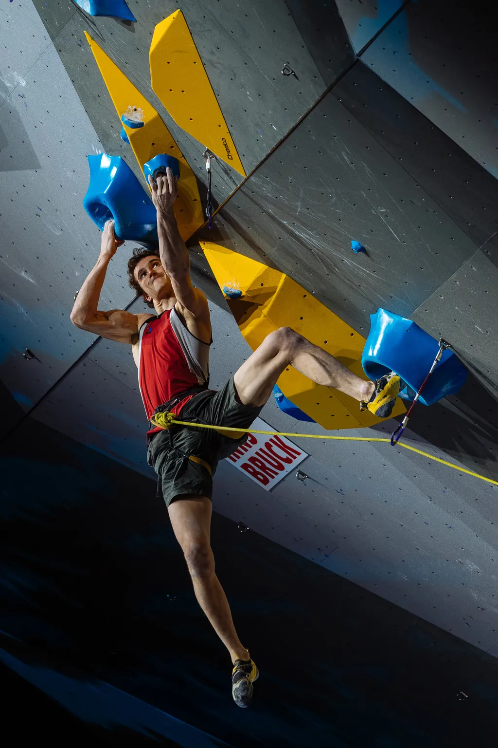 Nominace na vítěznou sérii Czech Press Photo 2018 (Sport): Adam Ondra - Mistrovství světa v lezení 2018