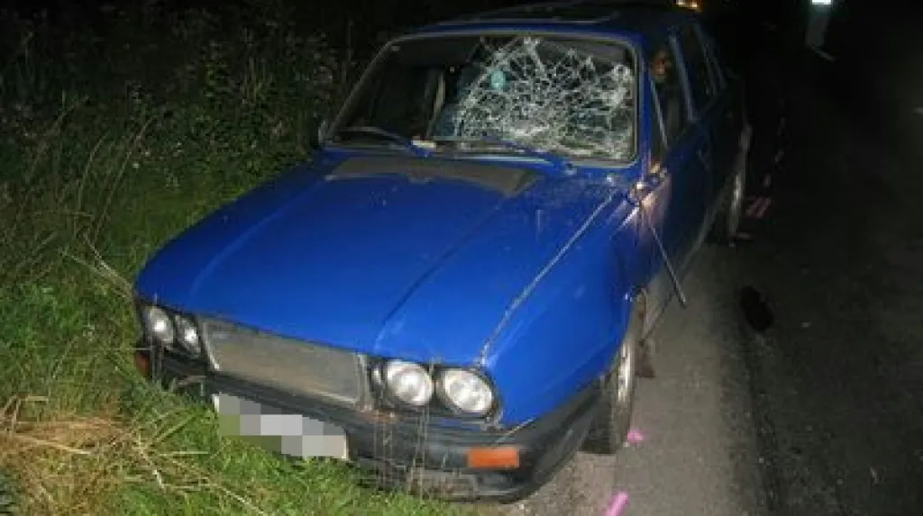 Auto po nehodě