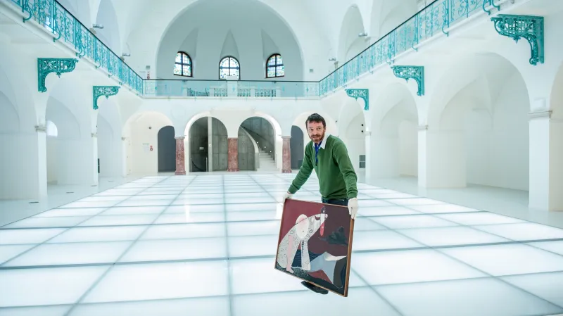 Prostor bývalého bazénu libereckých městských lázní