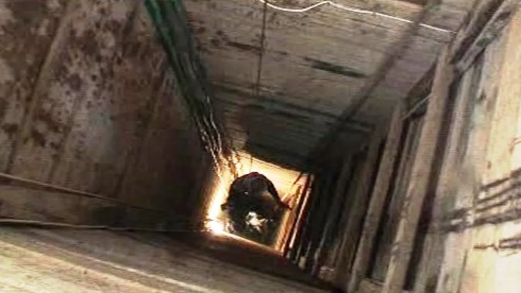 Tunel na hranicích pásma Gazy