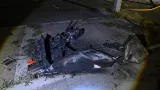 Části ruského kamikaze dronu