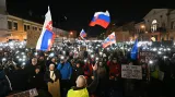 Protivládní demonstrace proti směřování Slovenska za nynější vlády premiéra Roberta Fica