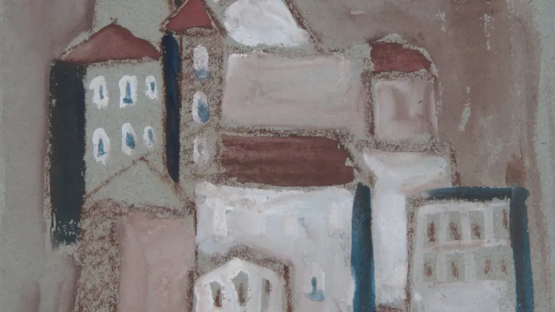 Josef Šíma, Francouzské město v horách (Přístav)