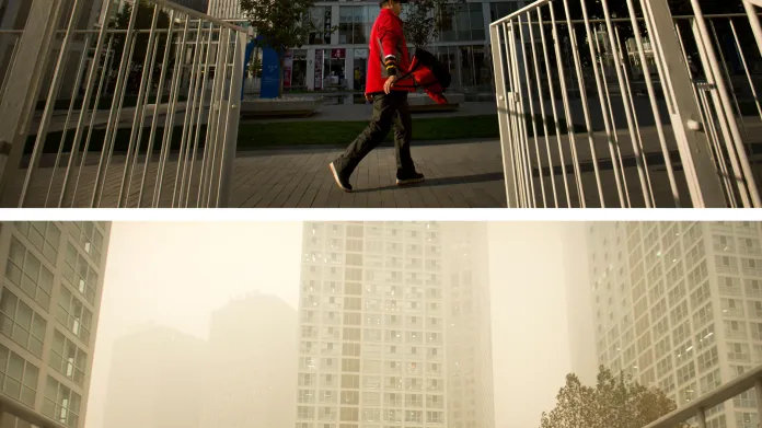 Smogová situace v Pekingu