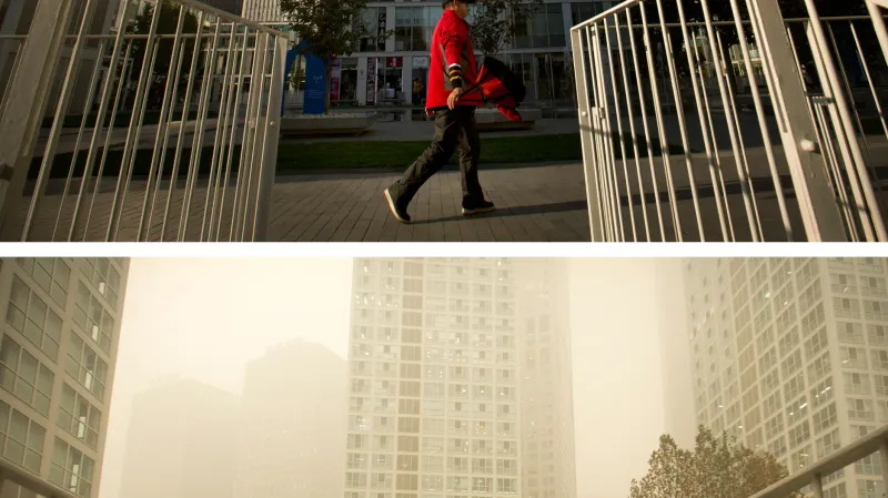 Smogová situace v Pekingu