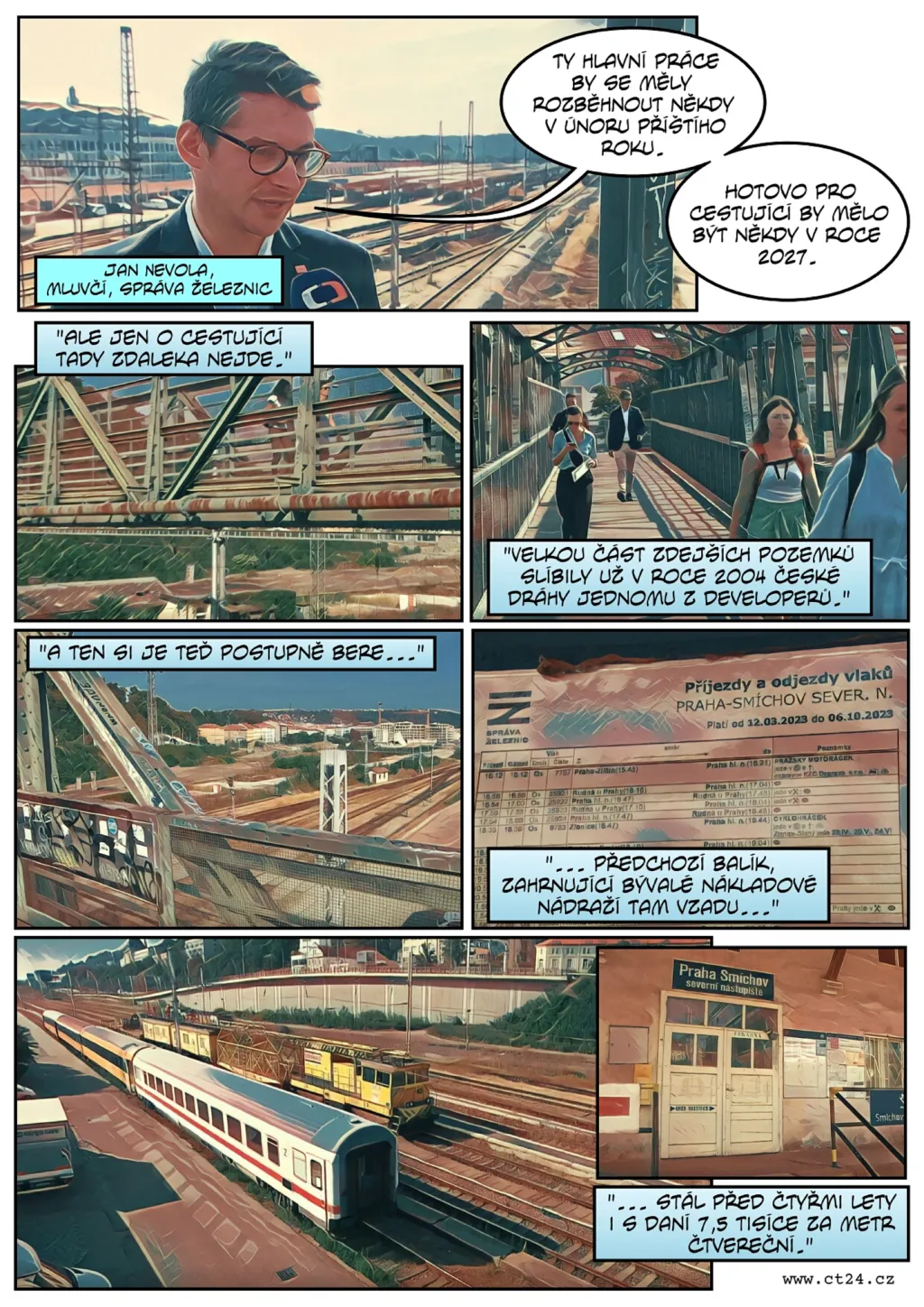 Demolice smíchovského nádraží