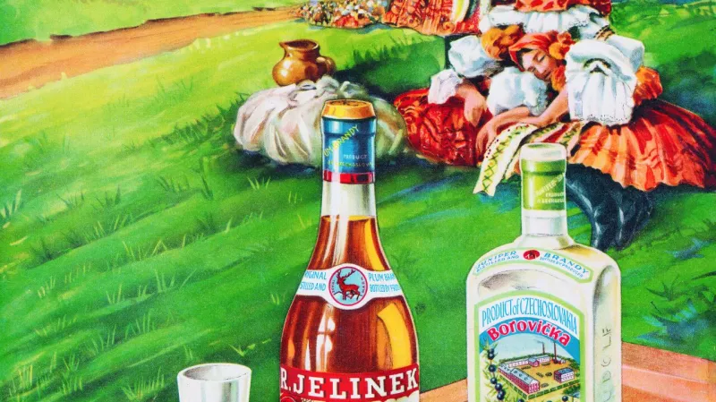 Reklamní plakát firmy Rudolf Jelínek