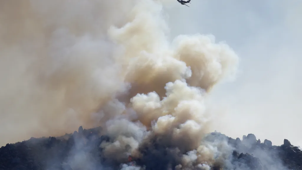 Požár hor v Kalifornii