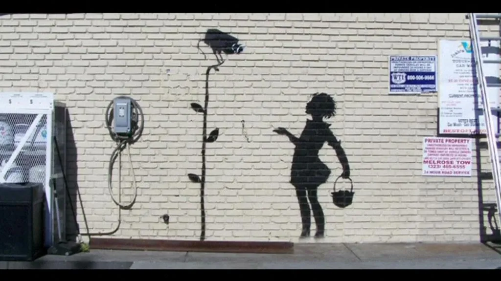 Květinová dívka sprejera Banksyho