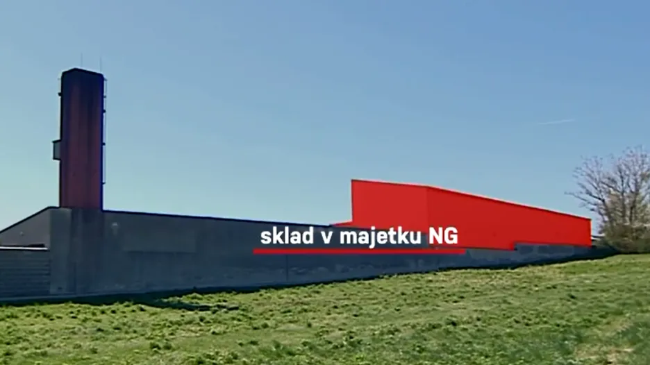 Sklad Národní galerie u Neratovic