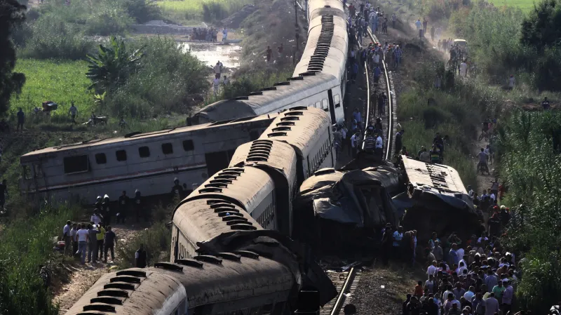 Železniční neštěstí v Egyptě