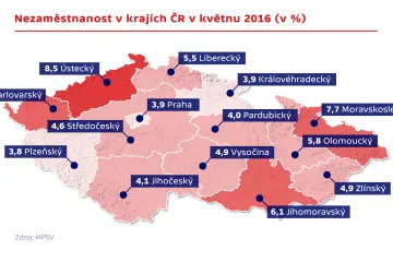 Nezaměstnanost klesla, Česko je na tom nejlépe v rámci celé EU