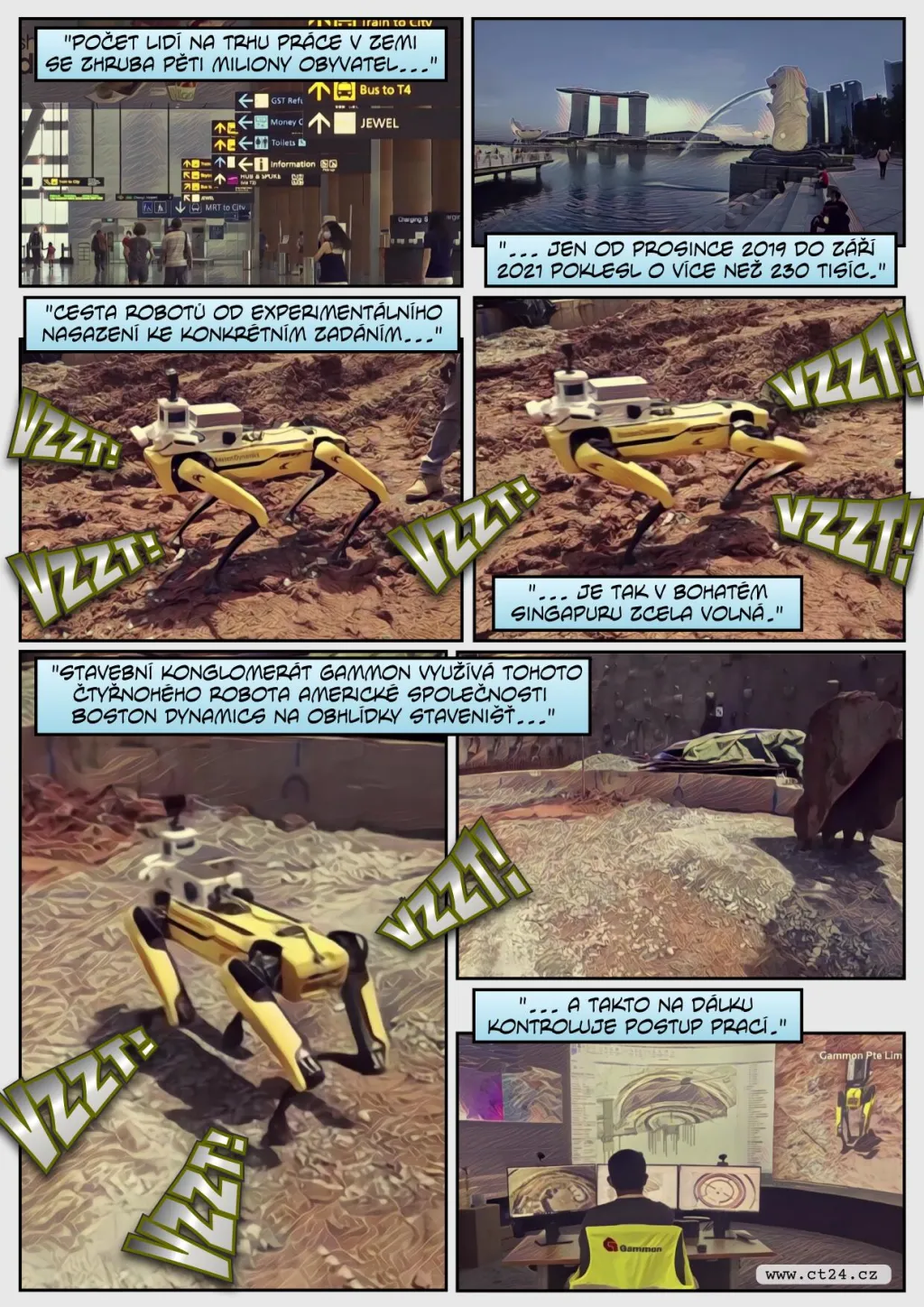 Singapur a Jižní Korea vidí svou budoucnost hlavně v robotech