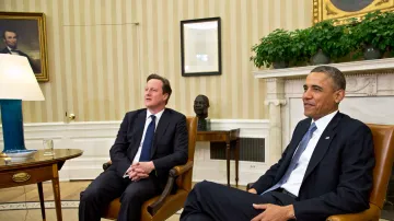 David Cameron a Barack Obama