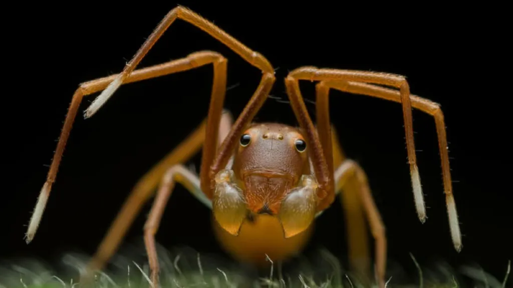 Pavouk, který se infiltroval do indické mravenčí kolonie. Vítěz kategorie portréty zvířat