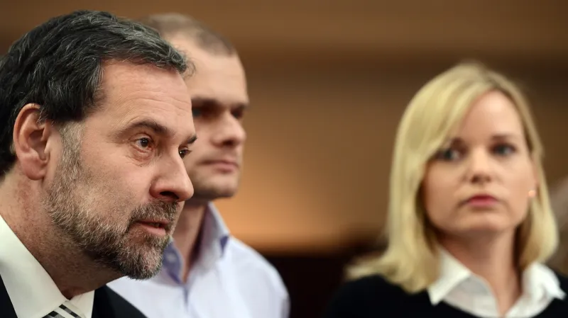 Radek John a Kateřina Klasnová