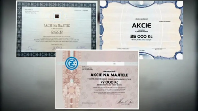 Akcie na majitele