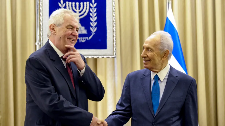 Miloš Zeman a Šimon Peres