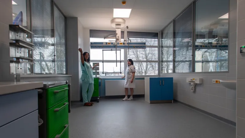 Zmodernizovaná oddělení JIP a ARO svitavské nemocnice