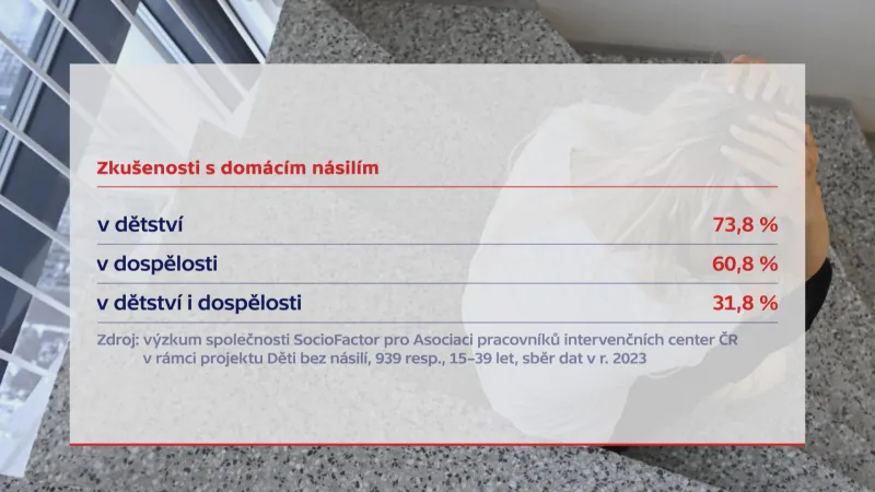 Zkušenosti s domácím násilím podle výzkumu