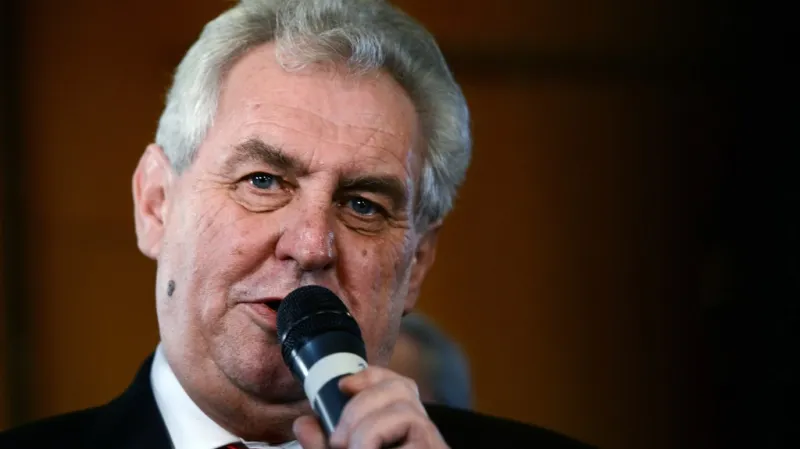 Vítěz druhého kola prezidentské volby Miloš Zeman