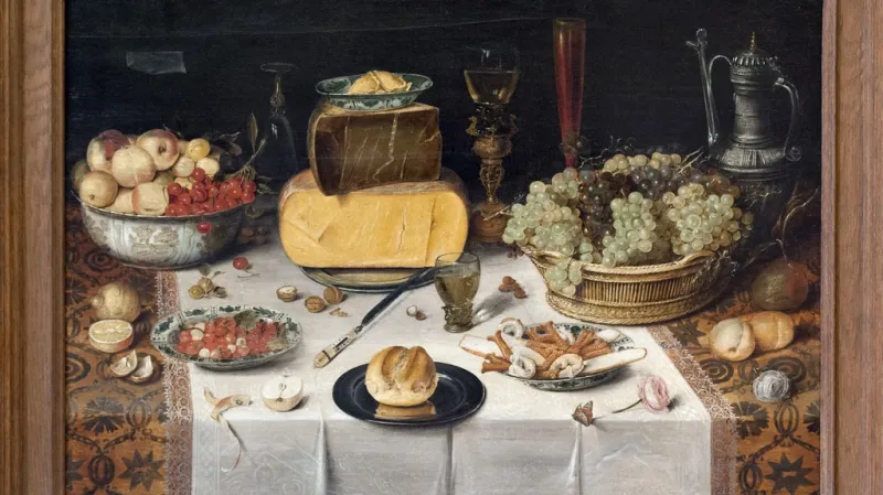 Rembrandt & Co. / Zátiší na stole od Nicolaese Gillise (1614)