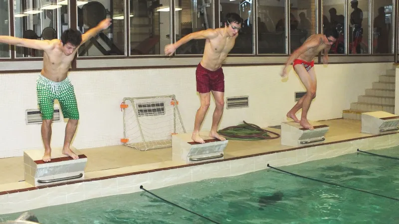 Plavecké závody v Boskovicích