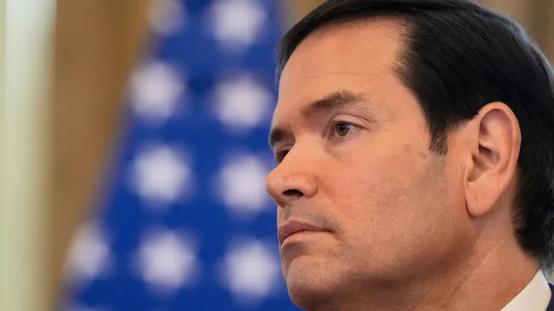 Americký ministr zahraničí Marco Rubio na návštěvě Slovenska